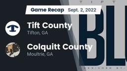 Recap: Tift County  vs. Colquitt County  2022