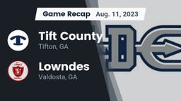Recap: Tift County  vs. Lowndes  2023