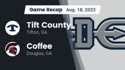 Recap: Tift County  vs. Coffee  2023