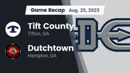 Recap: Tift County  vs. Dutchtown  2023