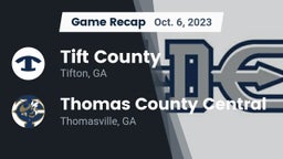 Recap: Tift County  vs. Thomas County Central  2023