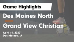 Des Moines North  vs Grand View Christian Game Highlights - April 14, 2022