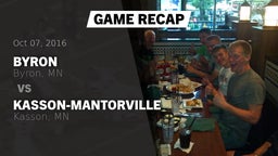 Recap: Byron  vs. Kasson-Mantorville  2016