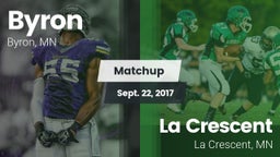 Matchup: Byron  vs. La Crescent  2017