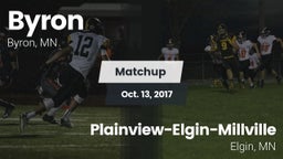Matchup: Byron  vs. Plainview-Elgin-Millville  2017