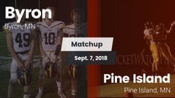 Matchup: Byron  vs. Pine Island  2018