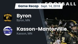 Recap: Byron  vs. Kasson-Mantorville  2018