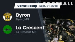 Recap: Byron  vs. La Crescent  2018