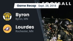 Recap: Byron  vs. Lourdes  2018