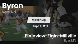 Matchup: Byron  vs. Plainview-Elgin-Millville  2019