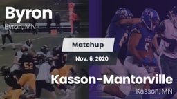 Matchup: Byron  vs. Kasson-Mantorville  2020