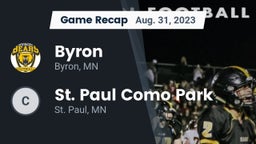 Recap: Byron  vs. St. Paul Como Park  2023