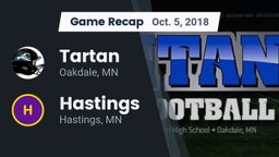 Recap: Tartan  vs. Hastings  2018