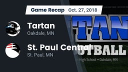Recap: Tartan  vs. St. Paul Central  2018