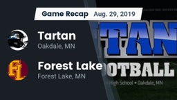 Recap: Tartan  vs. Forest Lake  2019