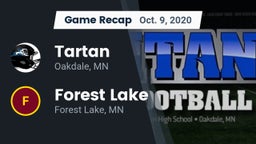 Recap: Tartan  vs. Forest Lake  2020