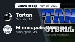 Recap: Tartan  vs. Minneapolis Washburn  2020