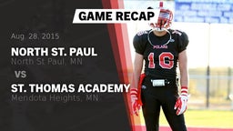 Recap: North St. Paul  vs. St. Thomas Academy   2015