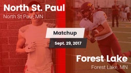 Matchup: North St Paul vs. Forest Lake  2017