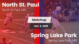 Matchup: North St Paul vs. Spring Lake Park  2018