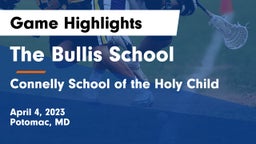 The Bullis School vs Connelly School of the Holy Child  Game Highlights - April 4, 2023