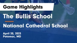 The Bullis School vs National Cathedral School Game Highlights - April 20, 2023