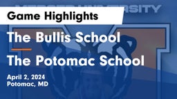 The Bullis School vs The Potomac School Game Highlights - April 2, 2024