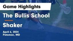 The Bullis School vs Shaker  Game Highlights - April 6, 2024