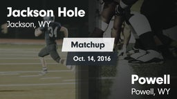 Matchup: Jackson Hole High vs. Powell  2016