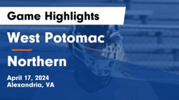 West Potomac  vs Northern  Game Highlights - April 17, 2024
