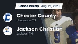 Recap: Chester County  vs. Jackson Christian  2020