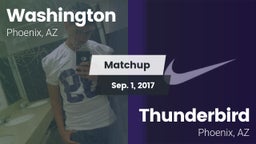 Matchup: Washington High Scho vs. Thunderbird  2017