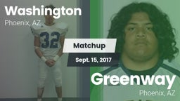 Matchup: Washington High Scho vs. Greenway  2017