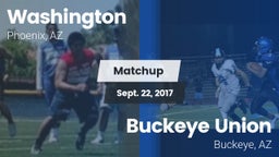 Matchup: Washington High Scho vs. Buckeye Union  2017