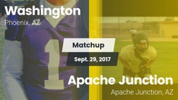 Matchup: Washington High Scho vs. Apache Junction  2017