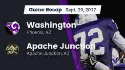 Recap: Washington  vs. Apache Junction  2017