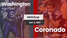 Matchup: Washington High Scho vs. Coronado  2017