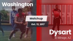 Matchup: Washington High Scho vs. Dysart  2017