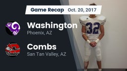 Recap: Washington  vs. Combs  2017