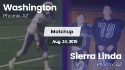 Matchup: Washington High Scho vs. Sierra Linda  2018