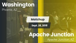 Matchup: Washington High Scho vs. Apache Junction  2018