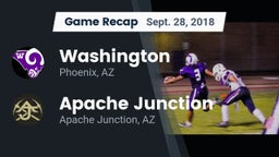 Recap: Washington  vs. Apache Junction  2018