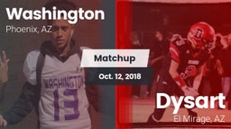 Matchup: Washington High Scho vs. Dysart  2018