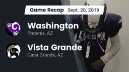 Recap: Washington  vs. Vista Grande  2019