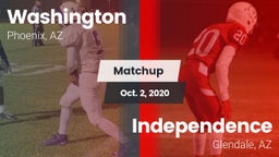 Matchup: Washington High Scho vs. Independence  2020