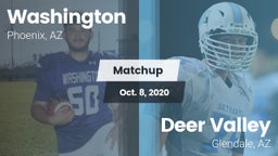 Matchup: Washington High Scho vs. Deer Valley  2020
