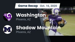 Recap: Washington  vs. Shadow Mountain  2020