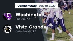 Recap: Washington  vs. Vista Grande  2020