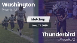 Matchup: Washington High Scho vs. Thunderbird  2020