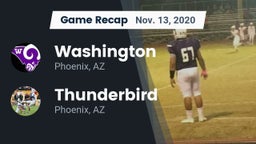 Recap: Washington  vs. Thunderbird  2020